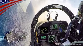 Top Gun Fighter Jet [F\/A-18 Super Hornet] Impressive Cockpit View