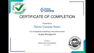 Gestión calidad | Gestión Calidad certificado gratuito!!! | Quality Management Free Certificate ??