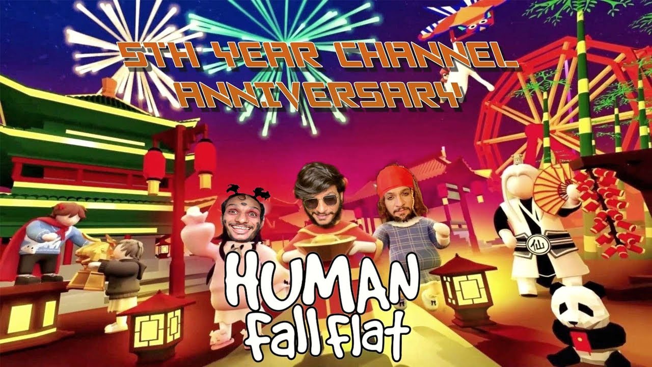 5th Anniversary | Human: Fall Flat Special live stream 