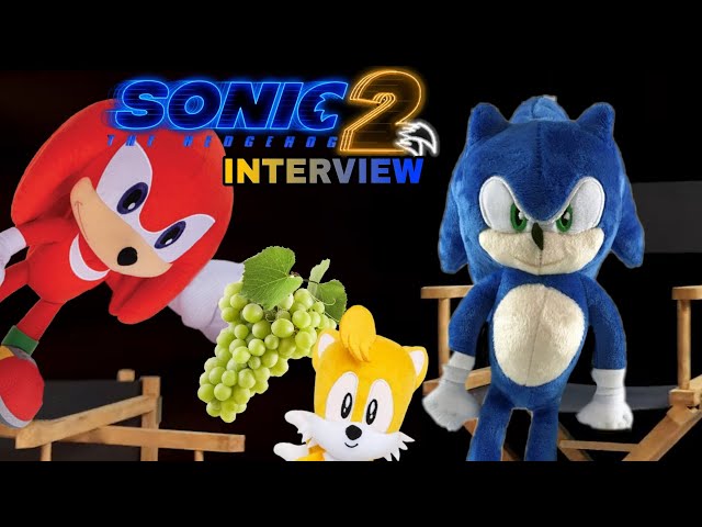 SONIC THE HEDGEHOG 2 Interview with Sonic, Tails & Knuckles 