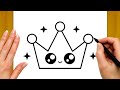 كيفية رسم تاج كيوت خطوة بخطوة للمبتدئين رسم سهل تعليم الرسم للمبتدئين How To Draw A Cute Crown كيفية رسم تاج كيوت خطوة بخطوة للمبتدئين رسم سهل تعليم الرسم للمبتدئين How To Draw A Cute Crown