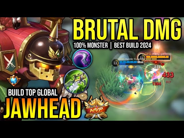 JAWHEAD BEST BUILD 2024 | BUILD TOP GLOBAL JAWHEAD GAMEPLAY | MOBILE LEGENDS✓ class=