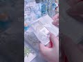 【梱包動画】編み物始めたいなぁ🧶#asmr #水色系統 #ハンドメイド #ビーズキーホルダー #梱包動画 #作業動画