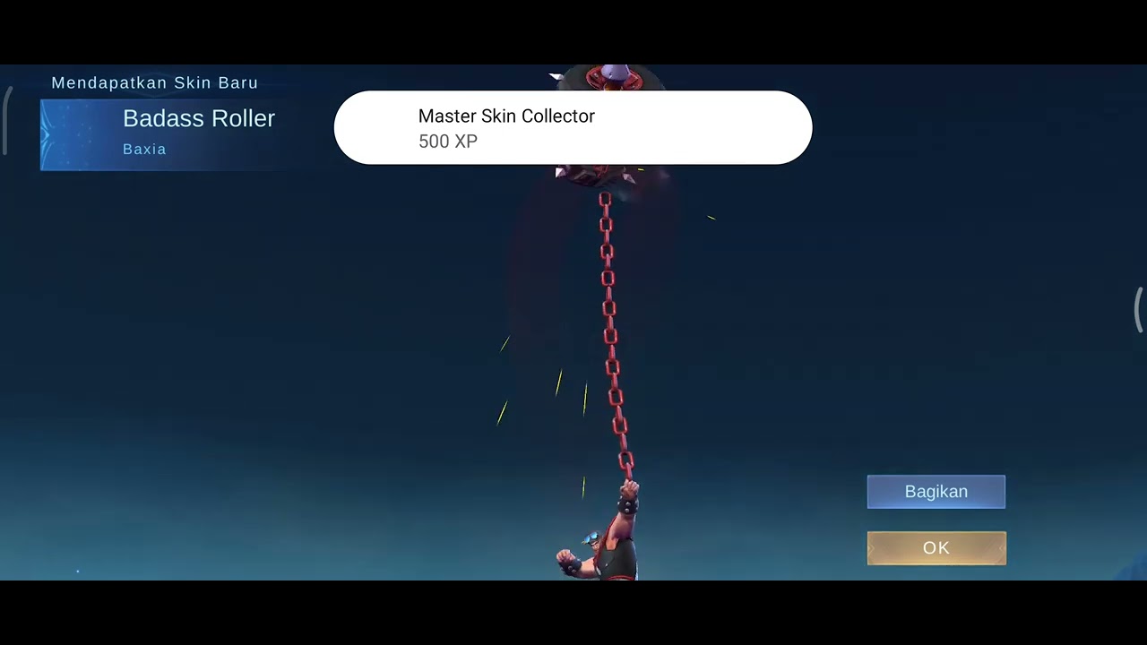 MODAL TIKET GRATIS DAPAT SKIN BAXIA Badass Roller