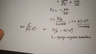 12: Expression for Orbit Eccentricity