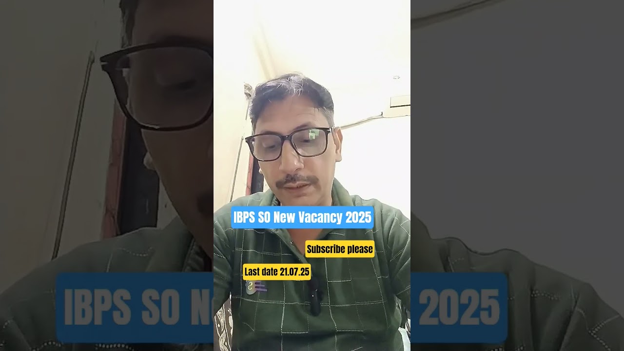 IBPS SO IT Officer field officer Rajbjhasha adhikari law officer various posts last date 21.07.25 🔥👌