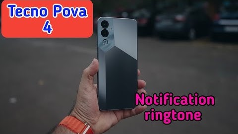 How To Change Notification Ringtone In Tecno Pova 4, Tecno Pova 4 Mein Notification Ringtone