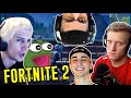 xQc, Tfue, Myth and Cloakzy Play FORTNITE 2