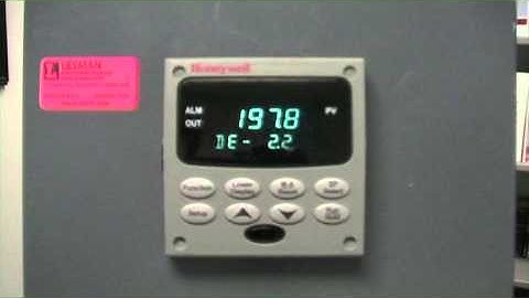 How to Use Accutune on a Honeywell UDC Controller