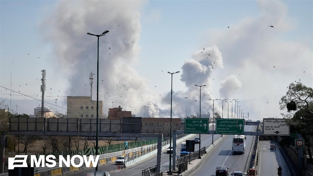 Iran pummeled by airstrikes as it launches new wave of attacks