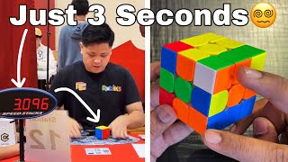 Fastest Rubiks Cube Solve In The World Max Park 313 Wr