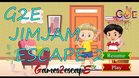 G2E Jim-Jam Escape 2 Walkthrough [Games2Escape]