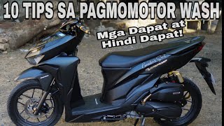 HONDA CLICK 125i | 10 TIPS  PAANO LINISIN | ANO YUNG MGA DISKARTE SA PAGLILINIS/MOTOR WASH screenshot 5