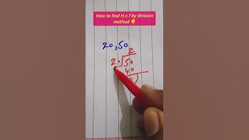 how to find h.c.f by division method.#shorts #maths #math#short# hcfmath
