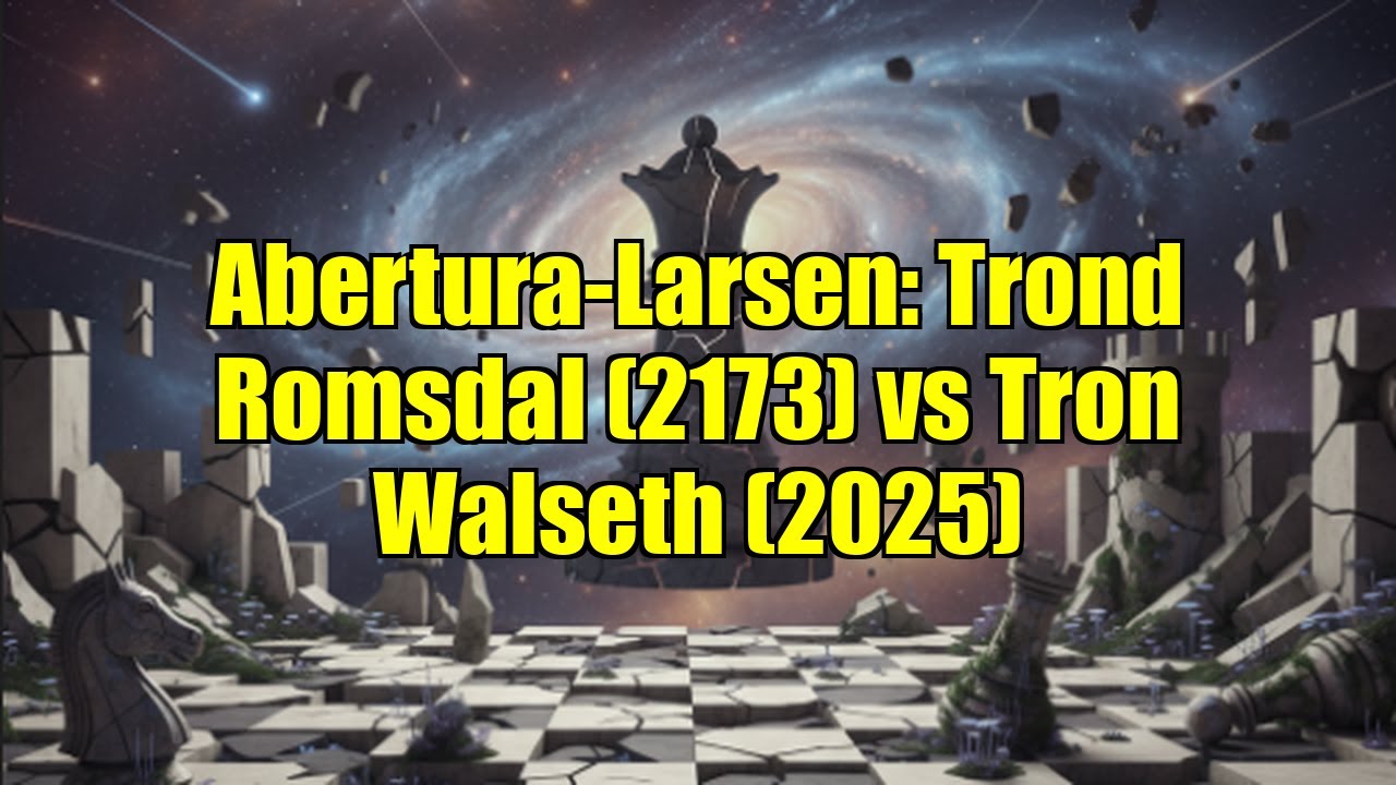 Abertura-Larsen: Trond Romsdal (2173) vs Tron Walseth (2025)