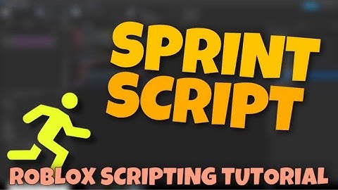 How To Create a Shift to Sprint Script in Roblox