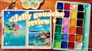 Miya/Himi jelly gouache 🌻🌈 // Unboxing + first impressions