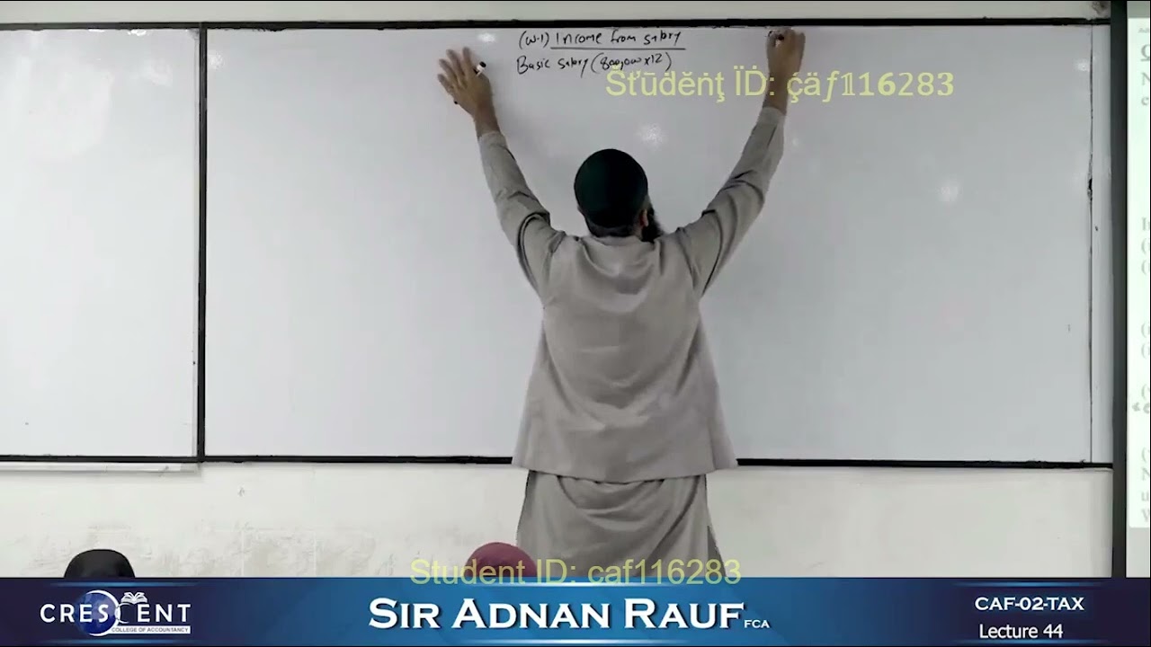 CAF 2 lec 44 by Sir Adnan Rauf Spring 25 