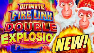 ★NEW SLOT!★ DOUBLE THE FUN!! 🐒 ULTIMATE FIRE LINK DOUBLE EXPLOSION Slot Machine (LIGHT & WONDER)