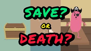 Dumb Ways to Die Pirate minigames Saves and Deaths 🏴‍☠️ | Benjamoji
