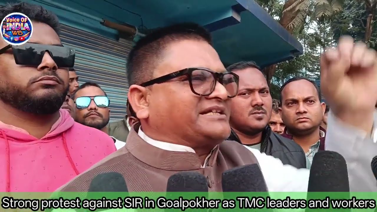 Strong protest against SIR in West Bengal as TMC leaders and workers 