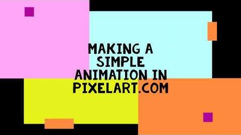 How to Make a GIF Animation in pixilart.com
