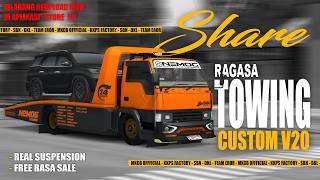 SHAREE!!!! MOD RAGASA TOWING MUATAN REAL (CUSTOM V20) || REAL SUSPENSI || BUSSID MOD INDONESIA