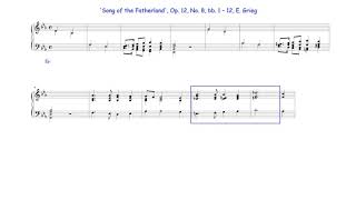 'Wedge' Progressions in a Work by E. Grieg