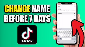 How To Change Name On Tiktok Before 7 Days - New Method