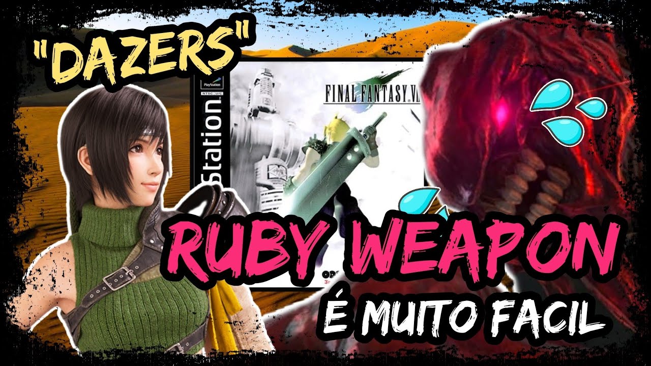 Final Fantasy VII Clássico - Derrotando RUBY Só com o Básico - Um Item ...
