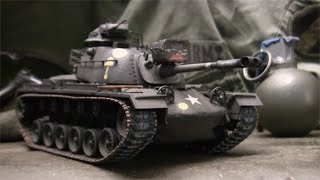 1/35th scale vintage Motorized Academy (Tamiya Knock off) M48A3