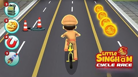 Little Singham Wala Games: Little Singham Cycle Race Game Android,iOS