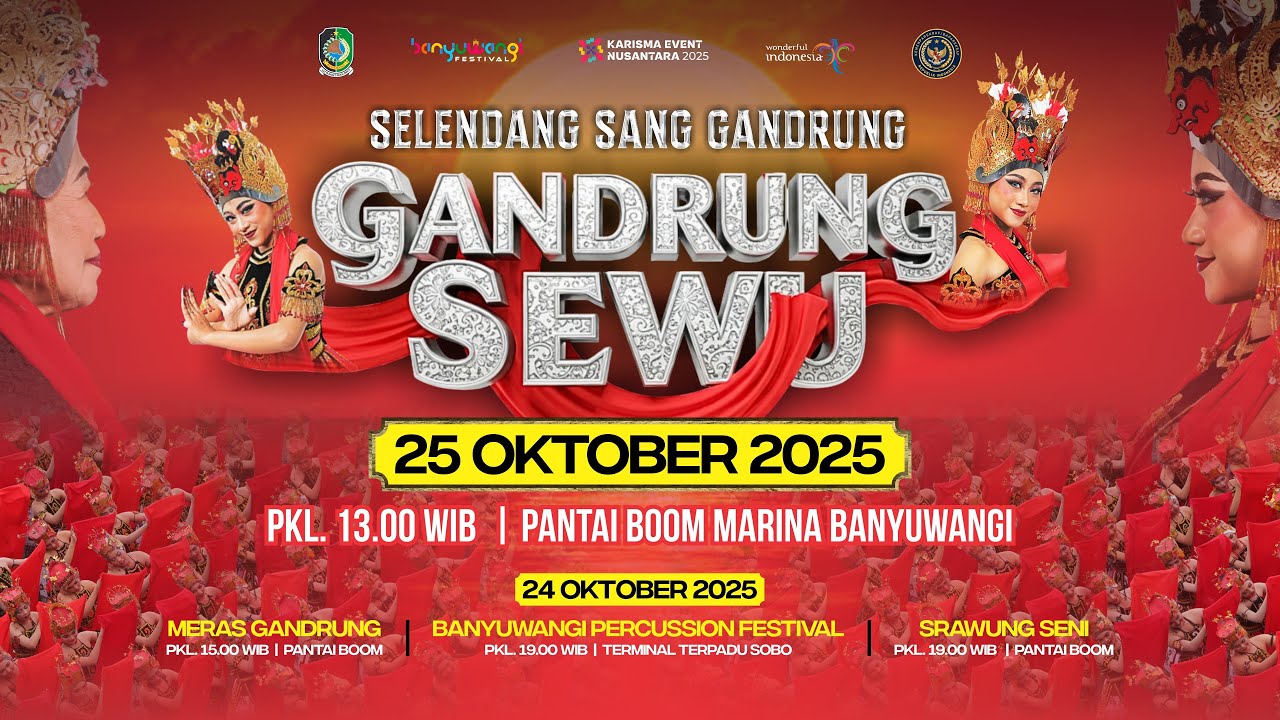 LIVE | FESTIVAL GANDRUNG SEWU BANYUWANGI 2025 