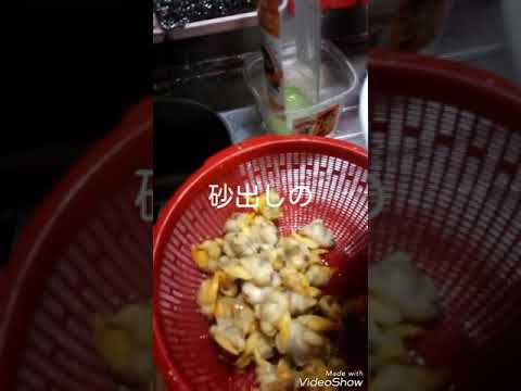 バカガイの簡単な砂出し Youtube