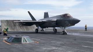 F-35C Lightning II Strike Fighters Prepare for Deployment Aboard USS Carl Vinson (CVN 70).