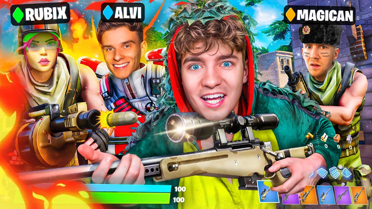 Die ROLLEN CHALLENGE mit ALVI, RUBIX und MAGICAN in FORTNITE!! 🤣😭 - YouTube