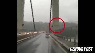 Ponte Morandi, spunta un video girato 7 minuti prima del crollo