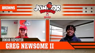 Junior Reporter with Greg Newsome II