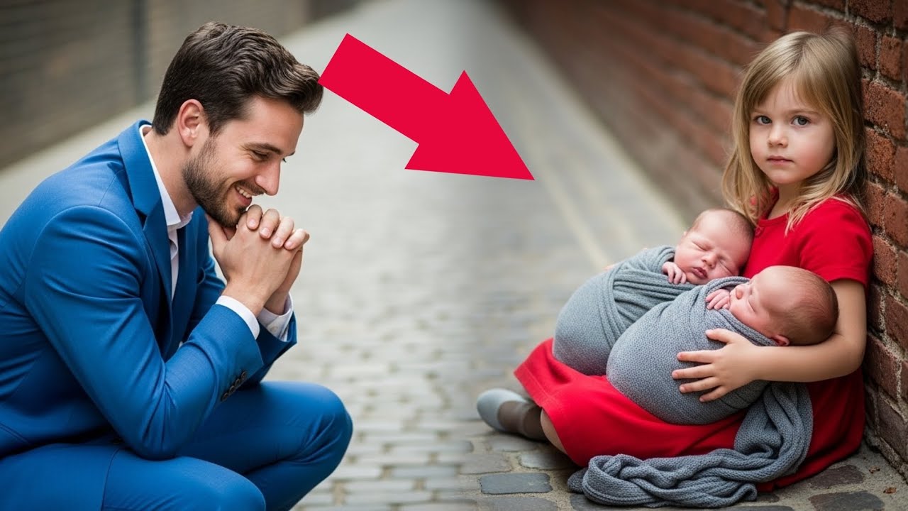 ¡Niña Pobre Encuentra Gemelos Abandonados… Y Resultan Ser Los Hijos Perdidos De Un Millonario! 😱💔