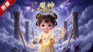 MULTI SUB《魔神奶團三歲半》曾經守護一方的魔尊蘇小小意外沉睡，三萬年過後，醒來竟成了三歲半的小萌娃陸糯糯。她隨身帶著白玉奶瓶，那是她的本命法寶。 #AI #漫劇 #動漫 #無盡動漫社 screenshot 4