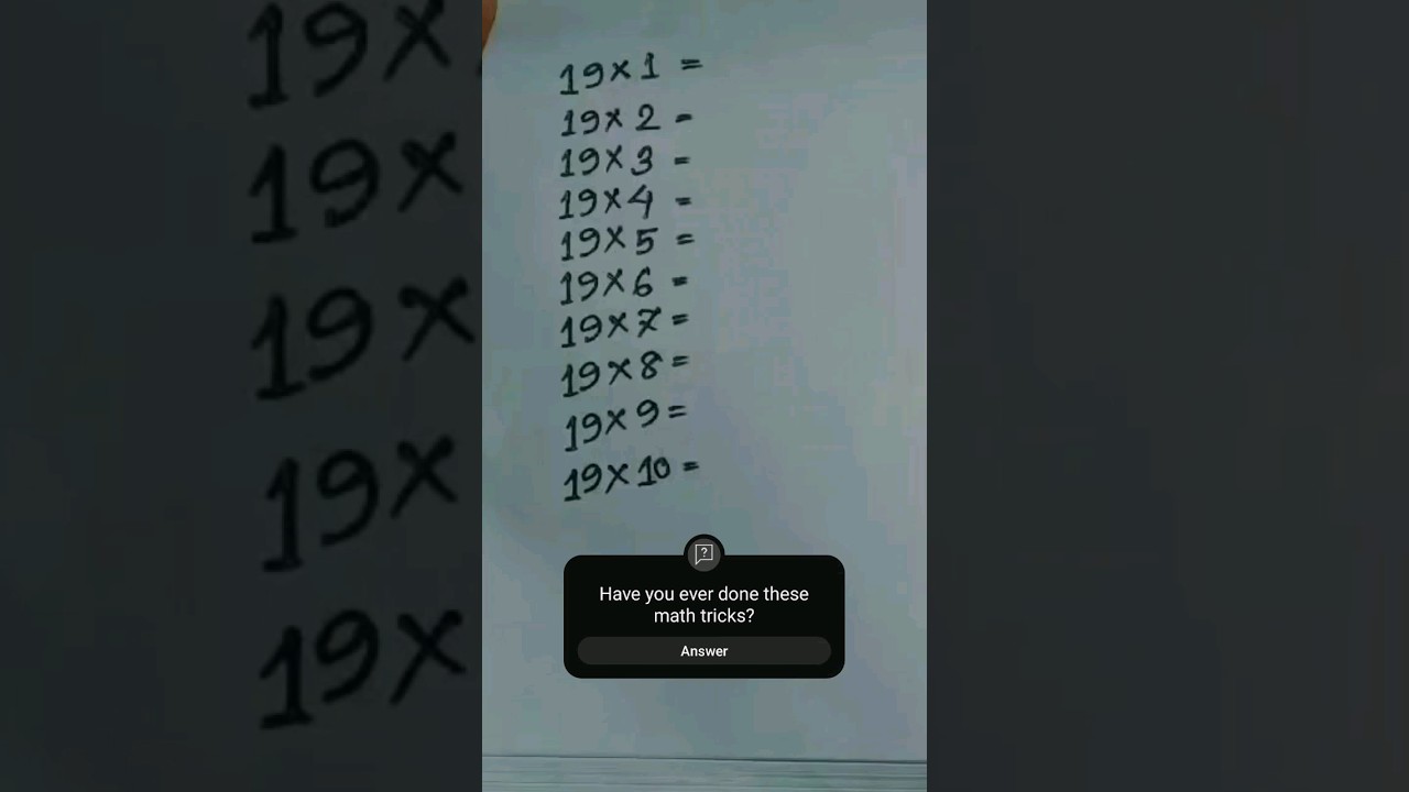 amazing math tricks🫢 