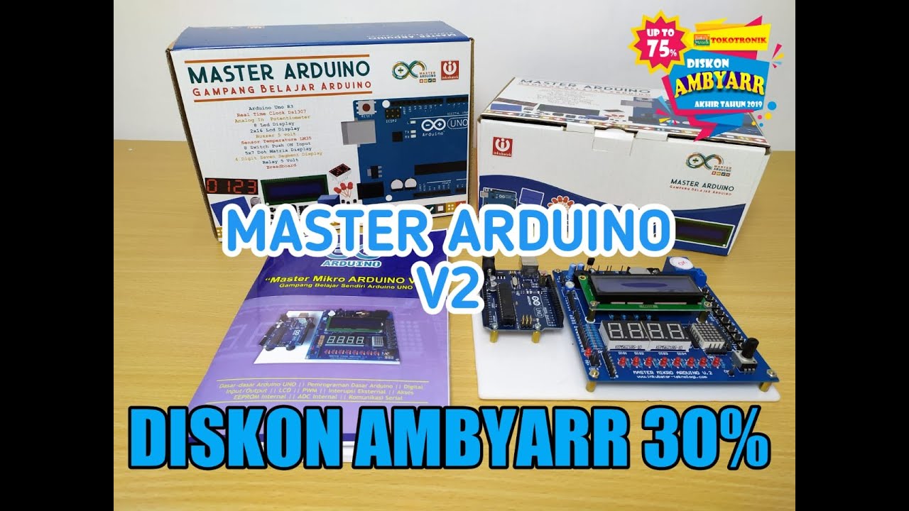 Starter Kit Arduino (Master arduino v2) DISKON AMBYARR 2019. - YouTube