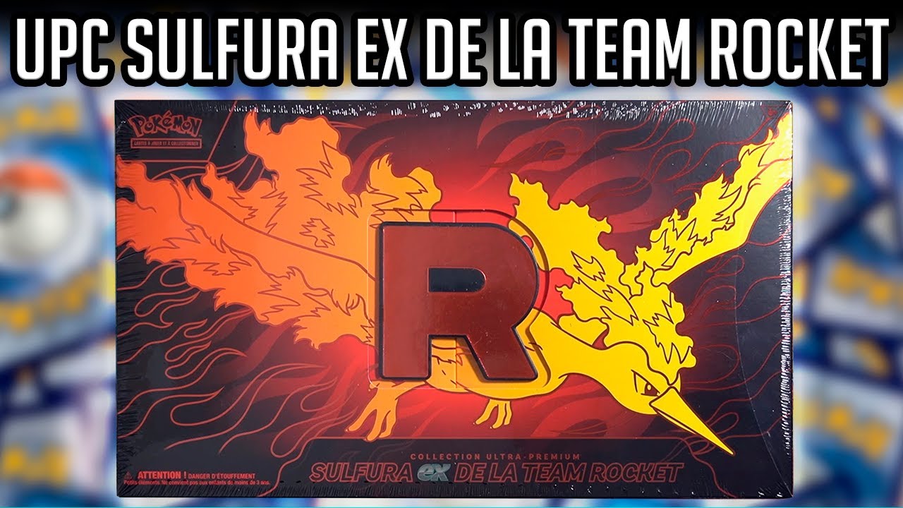 OUVERTURE Collection Ultra Premium UPC : Sulfura EX de la Team Rocket #pokemon