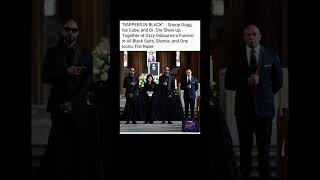 Famous Rappers in Black: Snoop Dogg, Ice Cube & Dre Pay Tribute to Ozzy at Funeral 🔥✊#rapper #ozzyosbourne Net Worth
