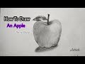 How To Draw An Apple | Simple &amp; Easy | Drawing For Kids | Apple Drawing Sketch | सेव बनाना सीखें