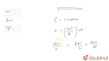 A uniform cylindrical rod of mass `m` and length `L` is rotating with an angular velocity `omega`.