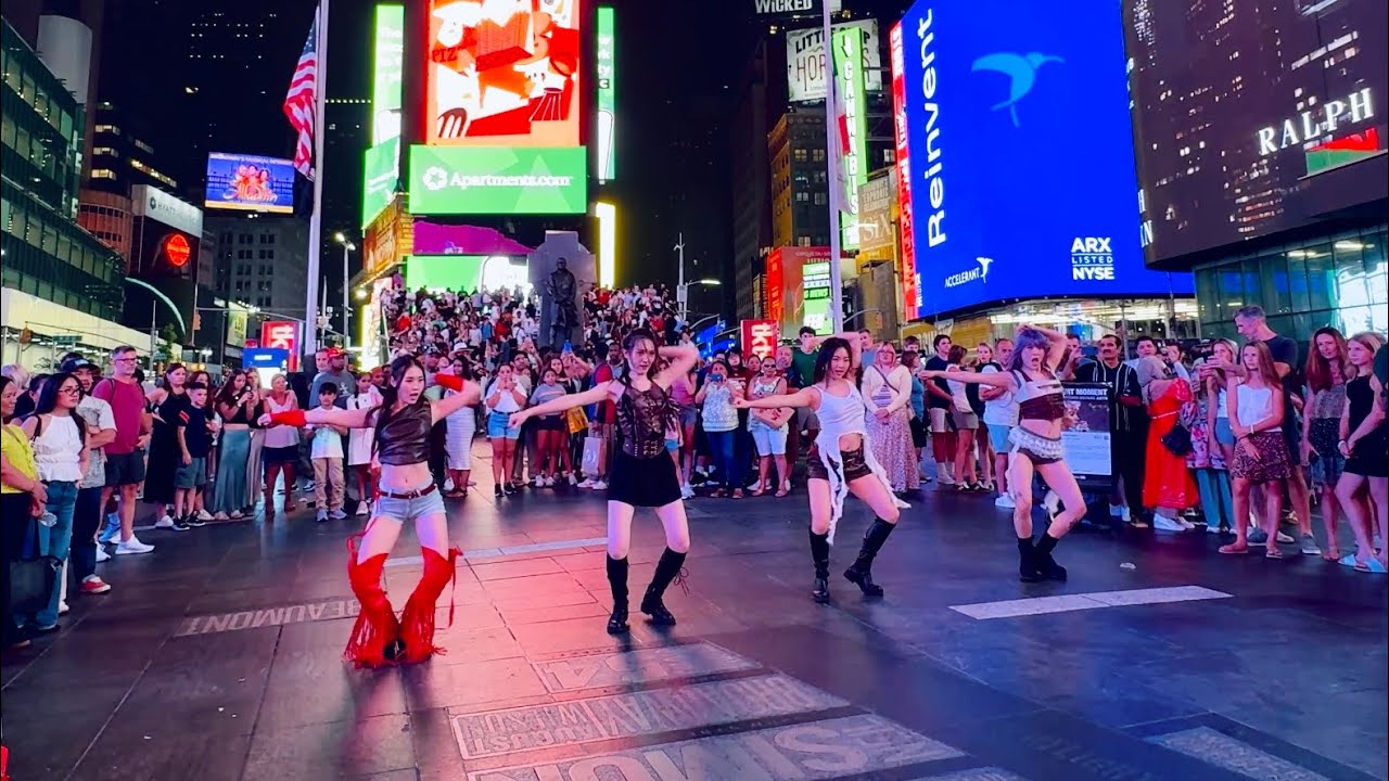 [kpop in public | times square] BLACKPINK - '(뛰어)JUMP' Dance Cover | ONE TAKE SIDE CAM.