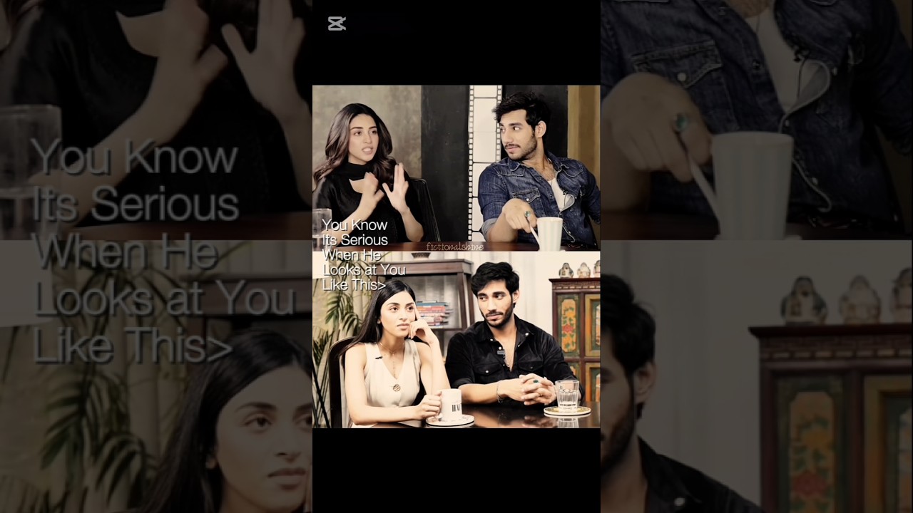 When He Takes "Hamari Ankhen Tumhara Chehra" Too Serious🖤