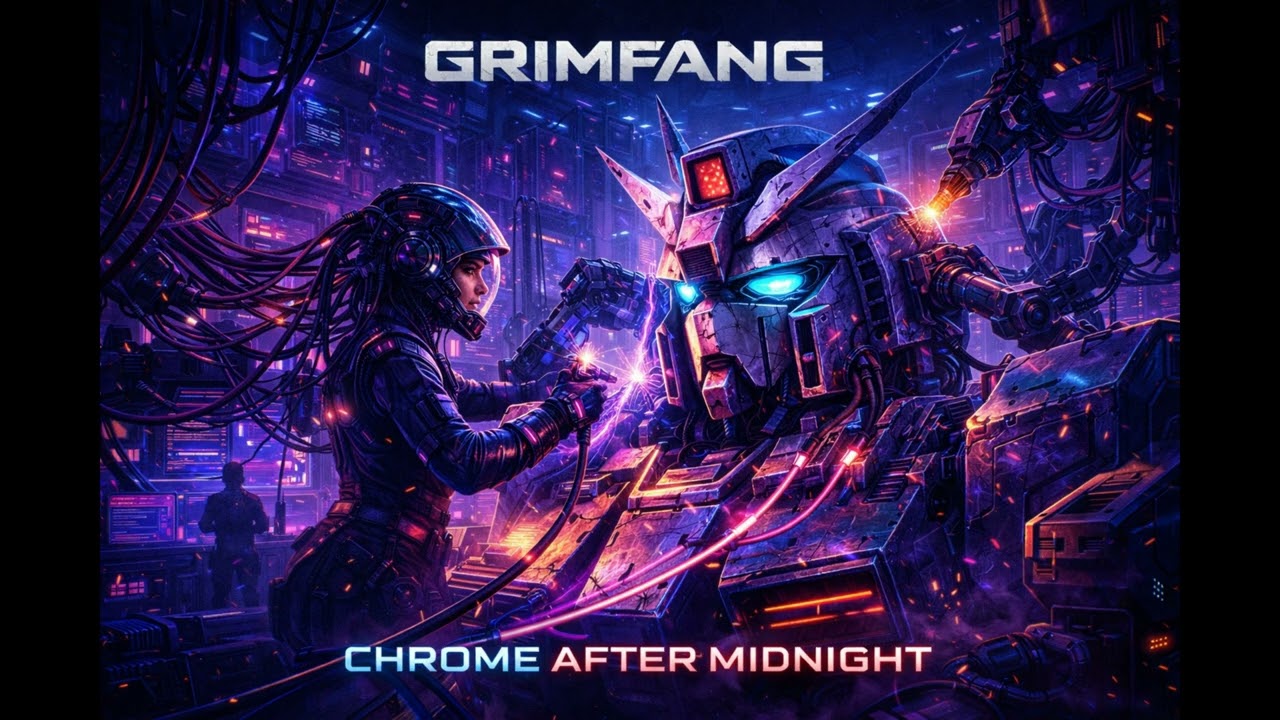 Grimfang – Chrome After Midnight | Dark AI Drum & Bass 2026 #DrumAndBass #AIMusic #Grimfang