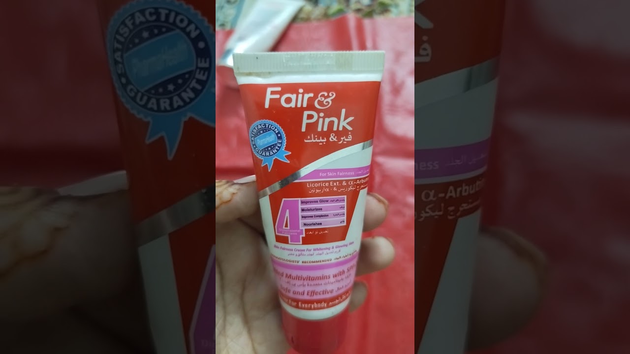 fair and pink whitening cream/ 